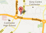 Map of Colchester - Acupuncture Clinic